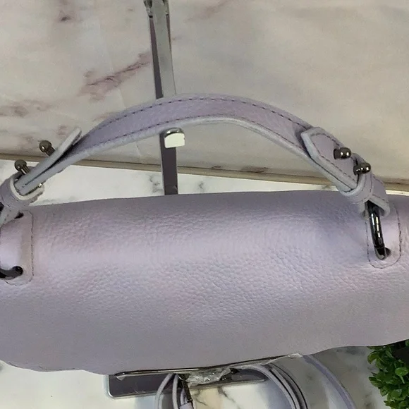 NWT Botkier Valentina Satchel Lavender Flap Closure
